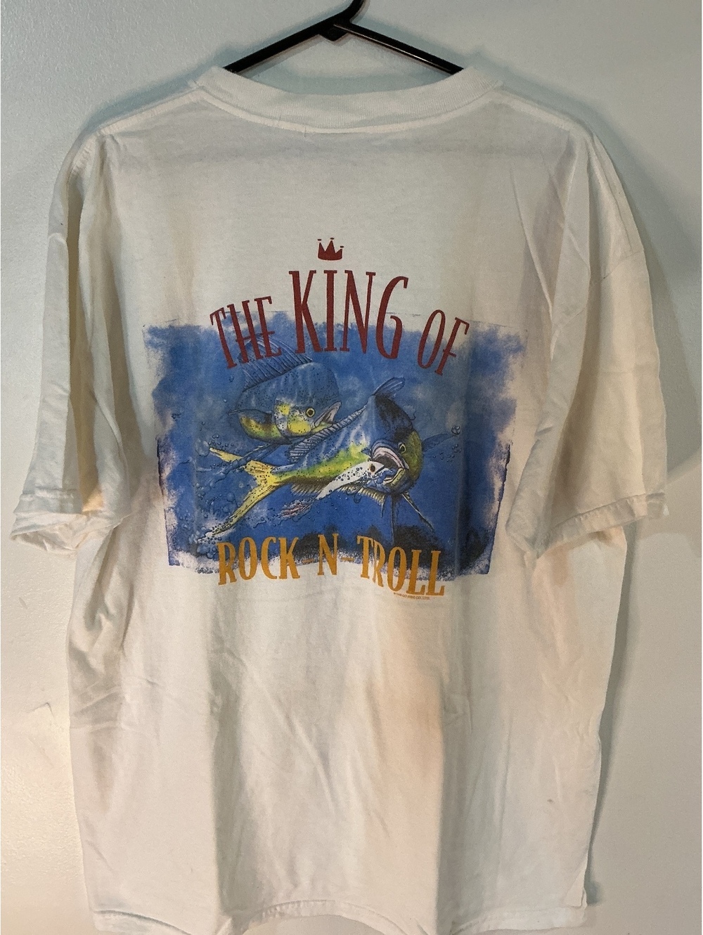 1998 Fishing shirt “rock and troll”
